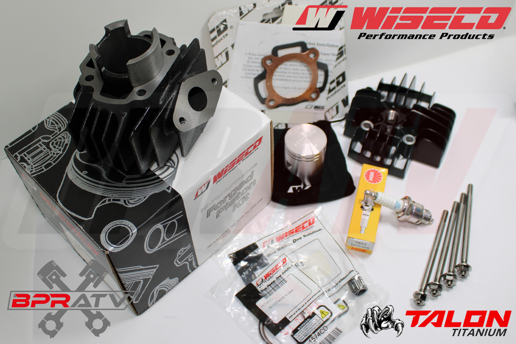 Yamaha PW50 PW 50 Stock Bore WISECO Piston COMETIC Gaskets Stud Kit Rebuild Kit