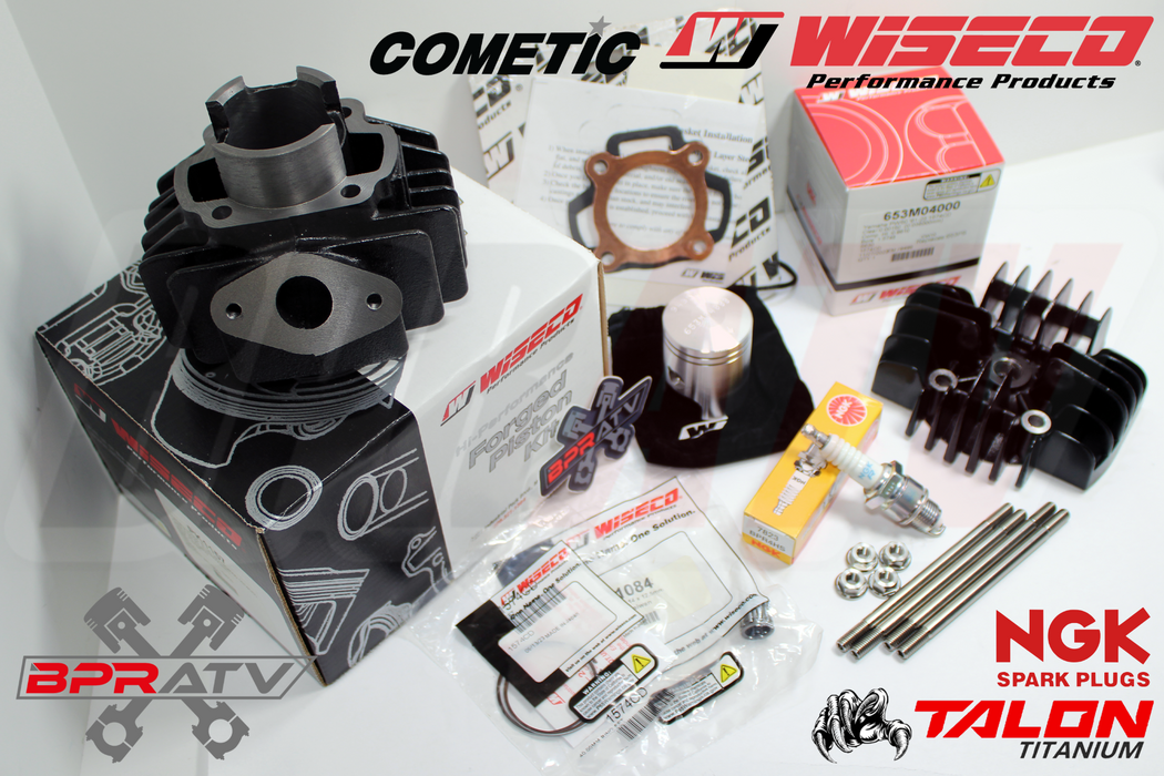 Yamaha PW50 PW 50 Stock Bore WISECO Piston COMETIC Gaskets Stud Kit Rebuild Kit