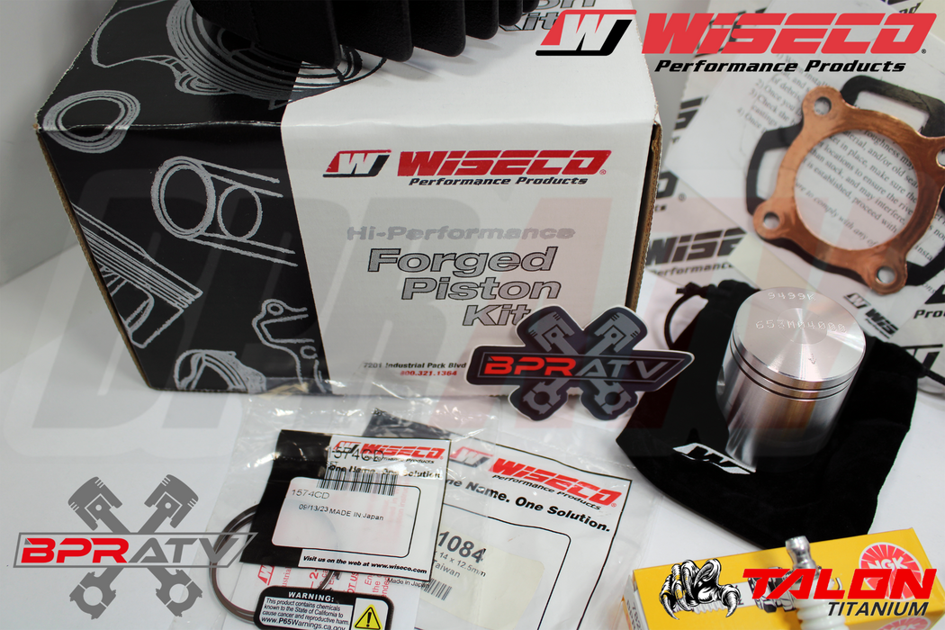 Yamaha PW50 PW 50 Stock Bore WISECO Piston COMETIC Gaskets Stud Kit Rebuild Kit