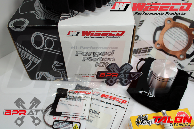 81-25 Yamaha PW50 Y-Zinger Stock Bore Complete WISECO Piston Top End Rebuild Kit