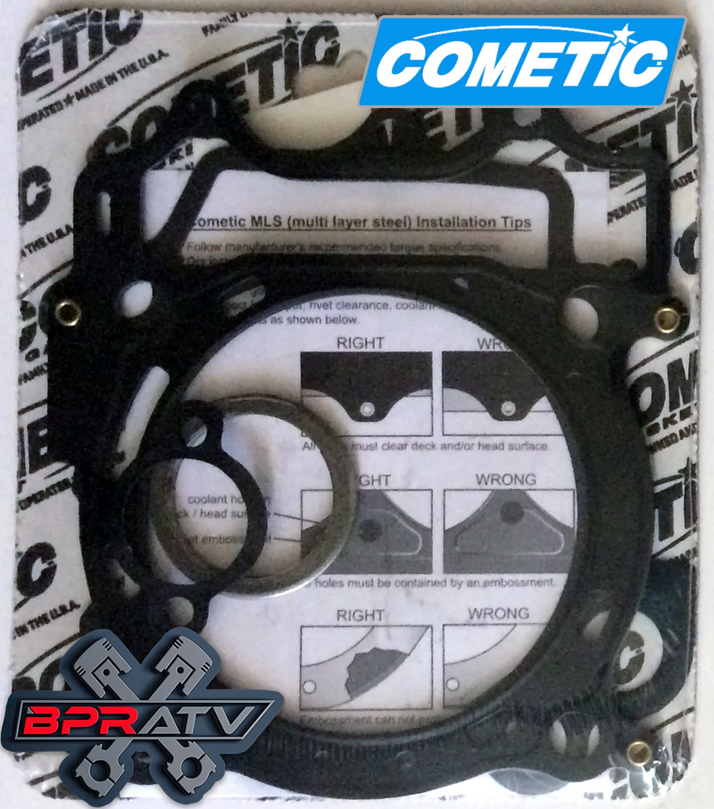 05 06 07 Suzuki RMZ450 RMZ 450 100mm 12.8:1 JE Piston Kit Cometic Top Gasket Kit