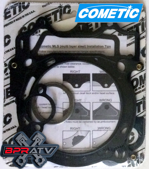 05 06 07 Suzuki RMZ450 RMZ 450 98mm 12.8:1 JE Pump Piston Cometic Top Gasket Kit