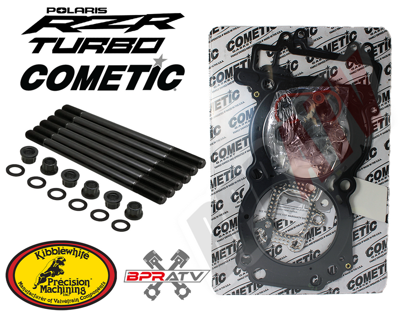 RZR XP XPT TURBO OEM Bore Cometic Top End Gasket MLX + Kibblewhite Head Stud Kit