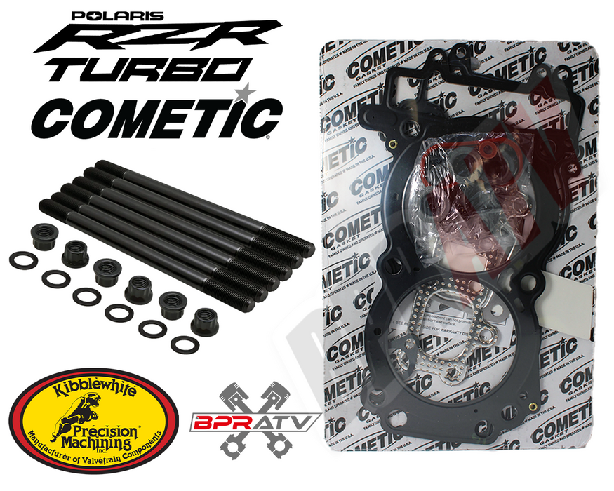 RZR XP XPT TURBO OEM Bore Cometic Top End Gasket Kibblewhite ARP Head Stud Kit