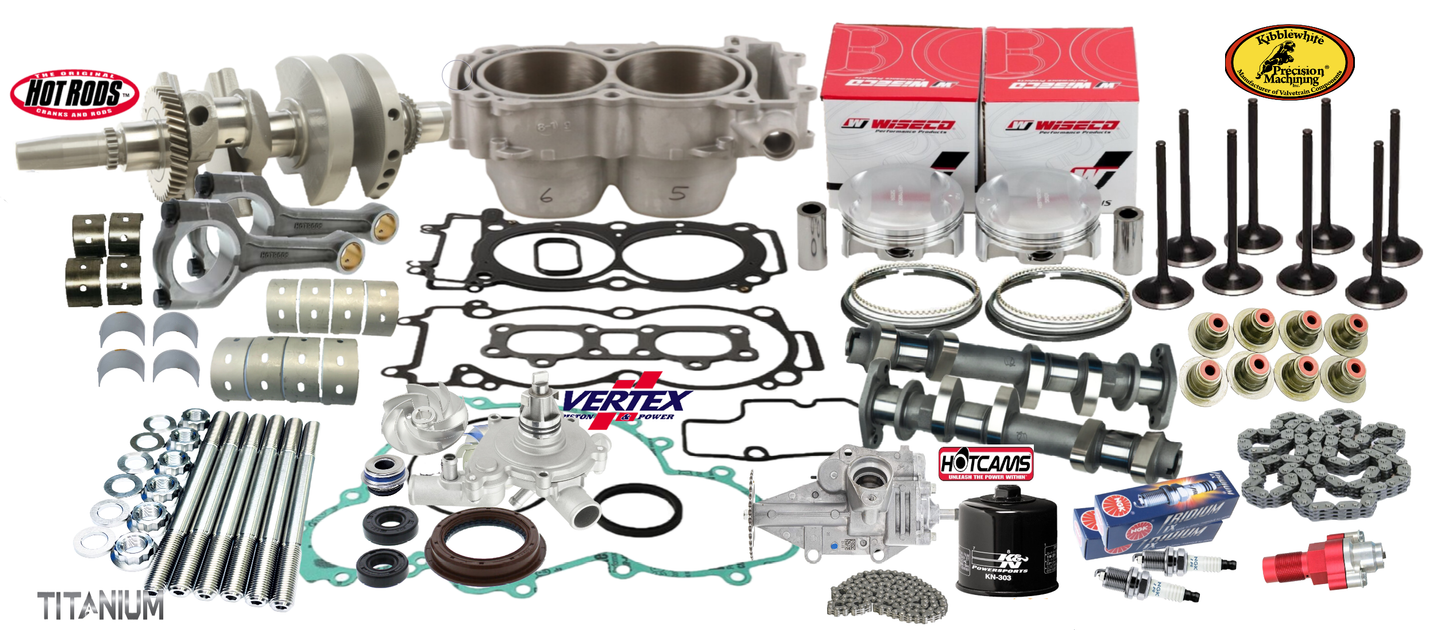 Best RZR XP 1000 Rebuild Kit Kibblewhite Valves Oil Pump Water Pump Top