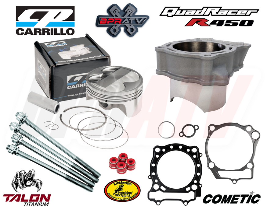 Suzuki LTR450 Stock Bore Cylinder 13.75:1 CP Full Race Piston Kit Cometic Gasket