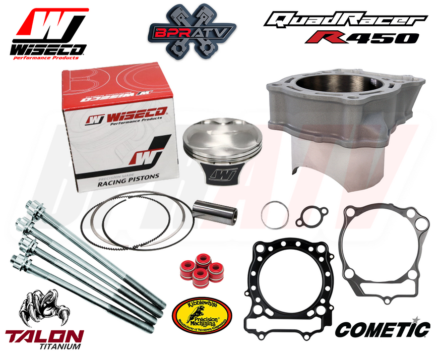 LTR450 LTR 450 Stock Bore Cylinder 13:1 Wiseco Piston Gasket Top End Kit & Seals