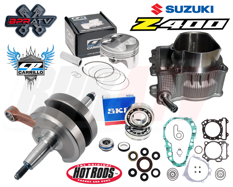 LTZ400 LTZ 400 OEM Bore 90mm Cylinder CP Piston 12.5:1 Simple Rebuild Kit Gasket