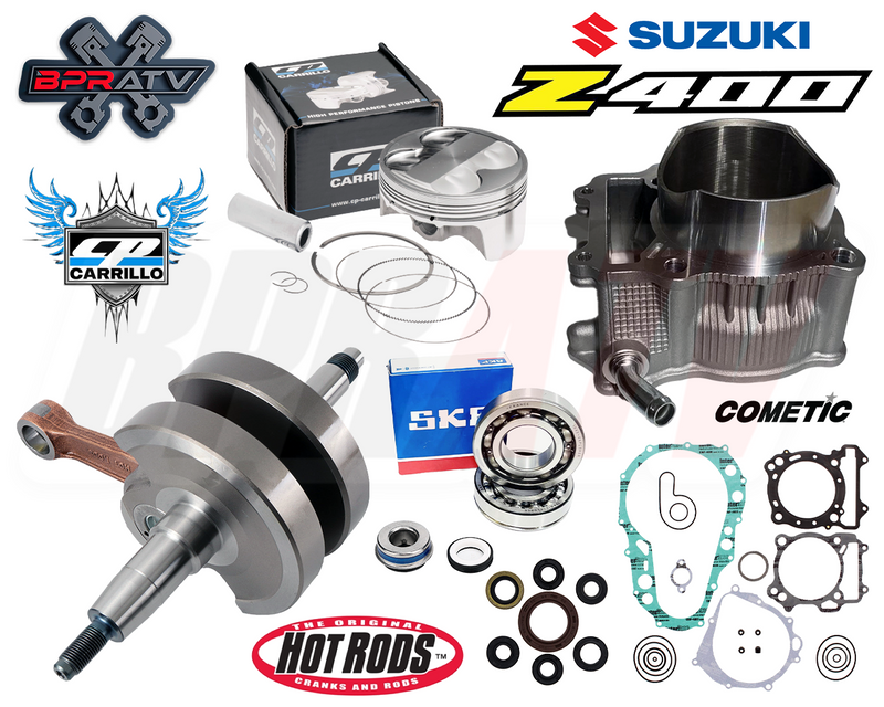 LTZ400 LTZ 400 Big Bore 94mm Cylinder CP Piston 12.5:1 Simple Rebuild Kit Gasket