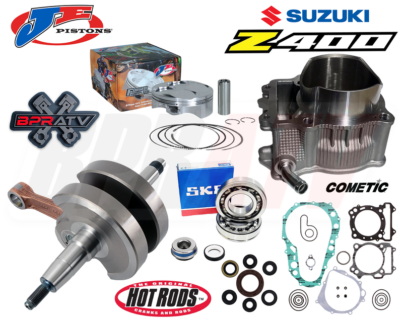 LTZ400 LTZ 400 Big Bore 94mm Cylinder JE Piston 12:1 Simple Rebuild Kit Gaskets