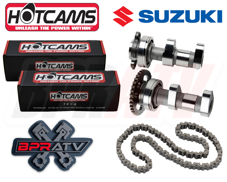 15-17 Suzuki RMZ450 RMZ 450 Hotcams Hot Cams Stage 2 TWO Camshafts BPR Cam Chain