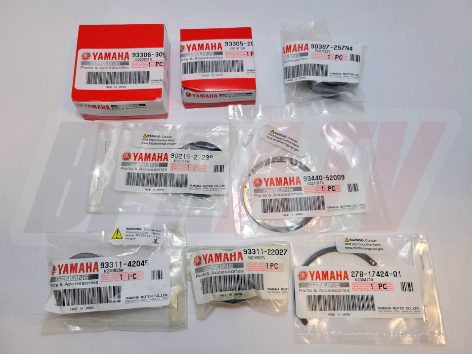 Yamaha Banshee Genuine OEM Transmission Bearings Circlip Collar Lock Washer Kit