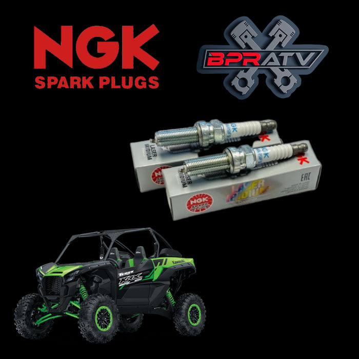 NGK SILMAR9F9 Laser Iridium Spark Plugs Pair Kawasaki Teryx KFX1000 KRX 1000