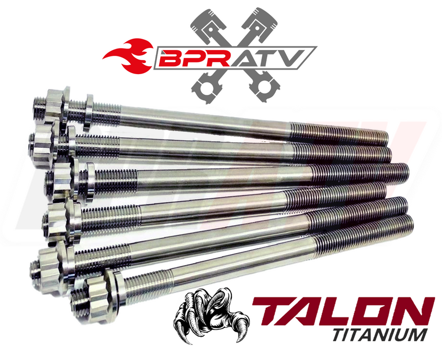 11-20 Polaris RZR 900 COMPLETE BPRATV Titanium Cylinder Head Bolts Kit Stud Kit
