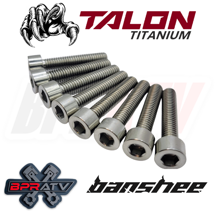 BPRATV Yamaha Banshee YFZ350 YFZ 350 Talon Titanium STOCK Clutch Cover BOLT Kit