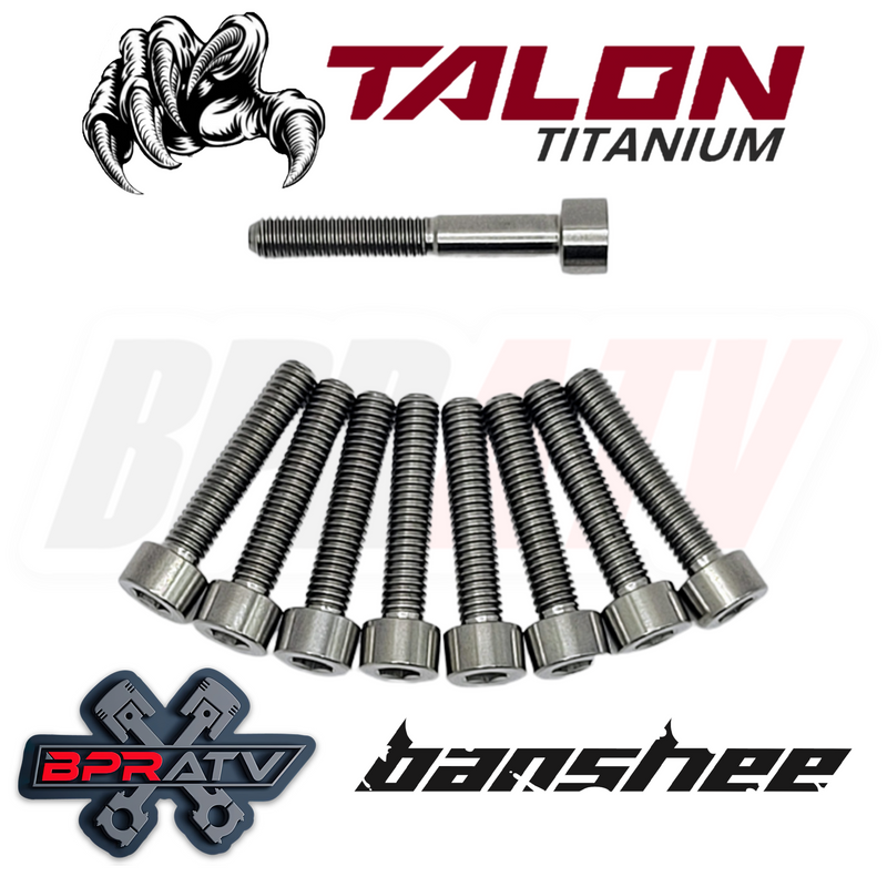 BPRATV Yamaha Banshee YFZ350 YFZ 350 Talon Titanium STOCK Clutch Cover BOLT Kit