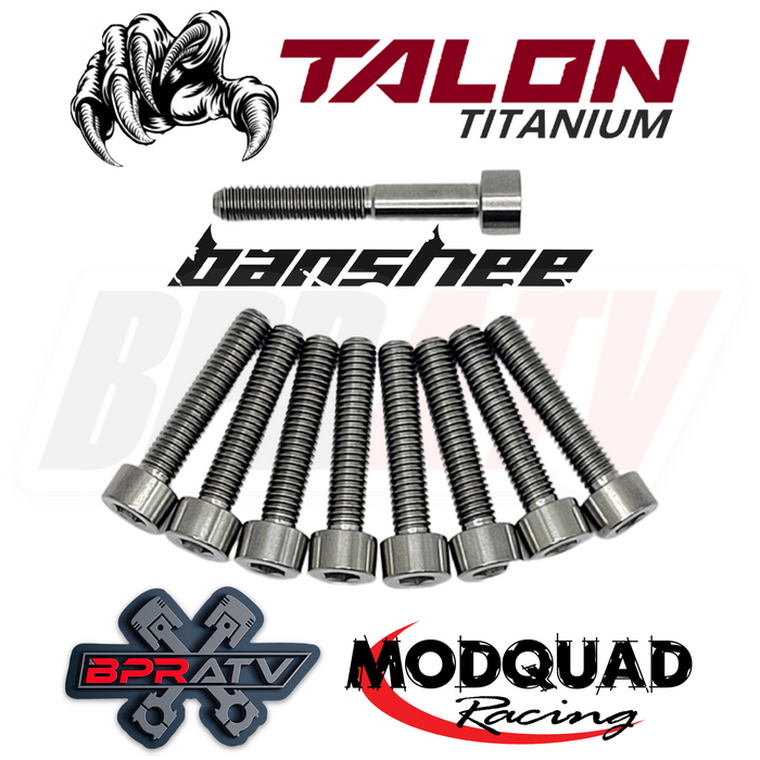 BPRATV Yamaha Banshee YFZ350 Talon Titanium Clutch Cover Bolt Kit for MODQUAD