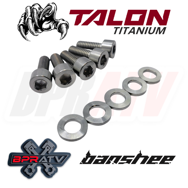 BPRATV Yamaha Banshee YFZ350 Talon Titanium Water Pump Cover Bolt & Washer Kit