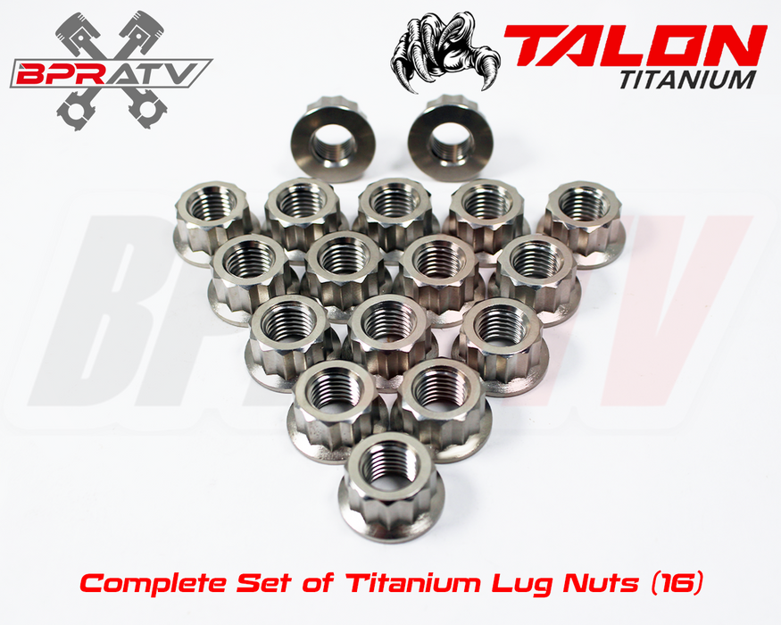 Honda TRX300EX TRX 300EX TITANIUM Lug Nut Complete Set Front Rear Kit Set of 16