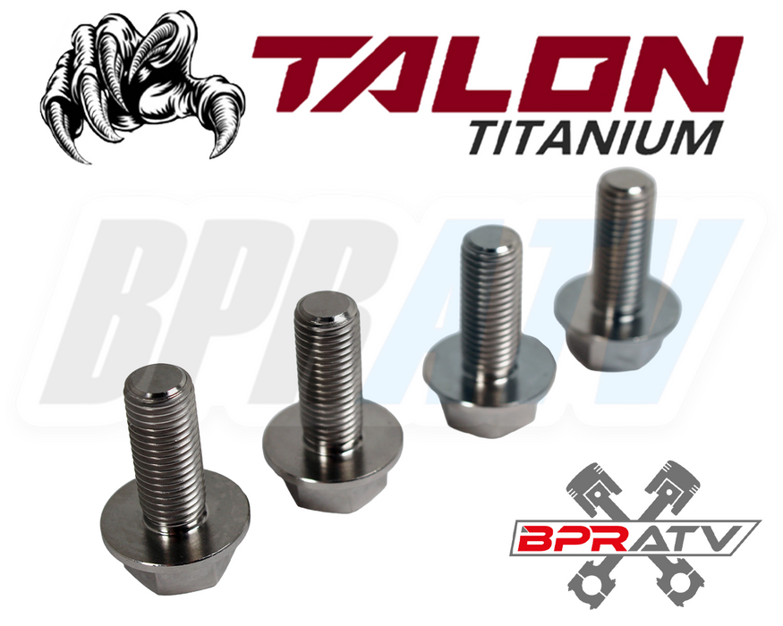 04-13 Raptor 350 YFM350 TITANIUM Foot Peg Bolts HEX Flange Bolt Upgrade Set Kit