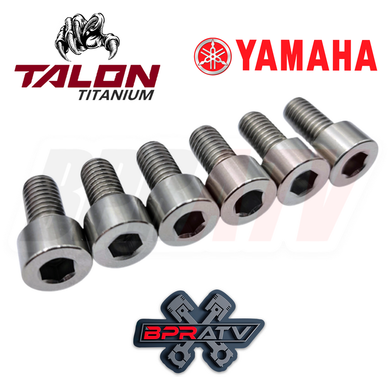 Yamaha Warrior 350 YFM350X YFM 350X TITANIUM Clutch Cover Bolts Screw Kit Ti Set