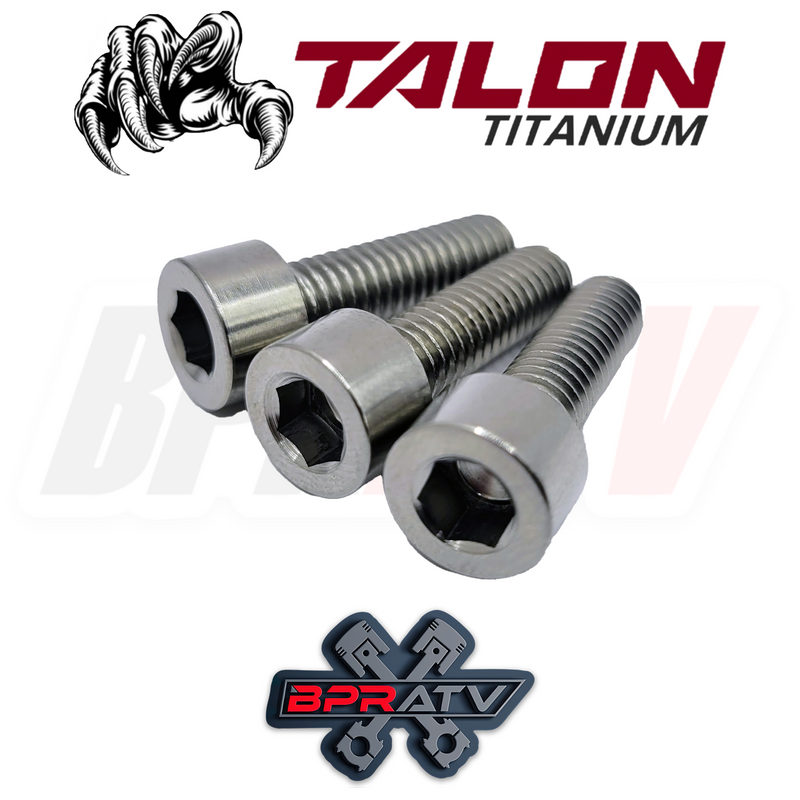 Yamaha Warrior 350 YFM350X YFM 350X TITANIUM Stator Cover Bolts Screw Kit Ti Set