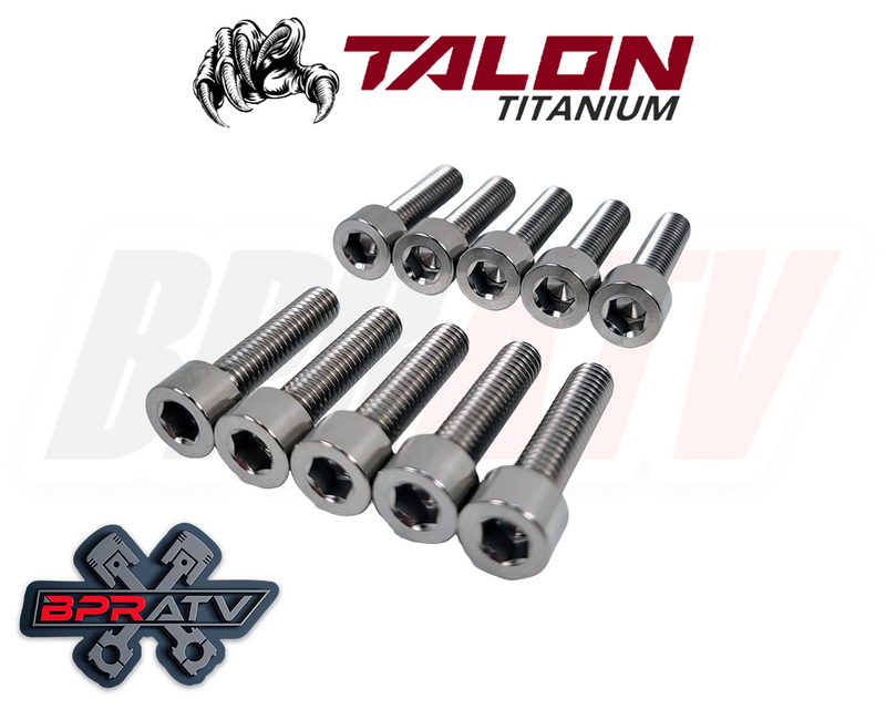 Yamaha Warrior 350 YFM350X YFM 350X TITANIUM Clutch Cover Bolts Screw Kit Ti Set