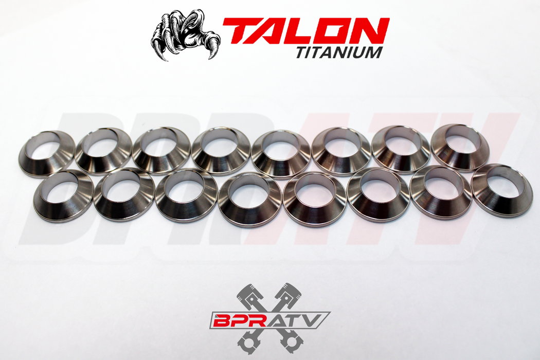 Honda TRX400EX TRX 400EX TITANIUM Lug Nut & Ti TAPERED Adapters Complete Set 16