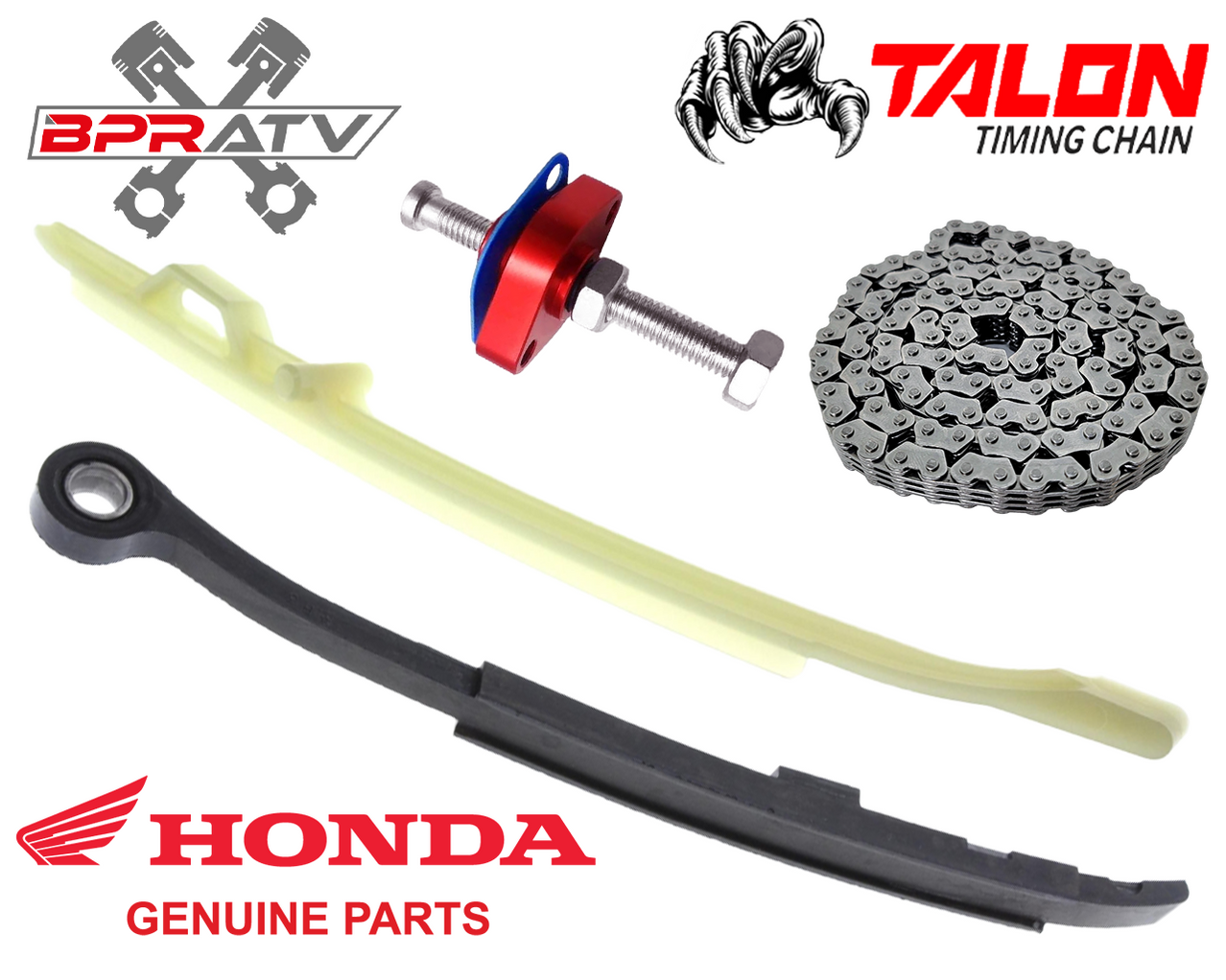 TRX450R TRX 450R ER Cam Timing Chain Billet OEM Guide Tensioner Dampen — BPRATV