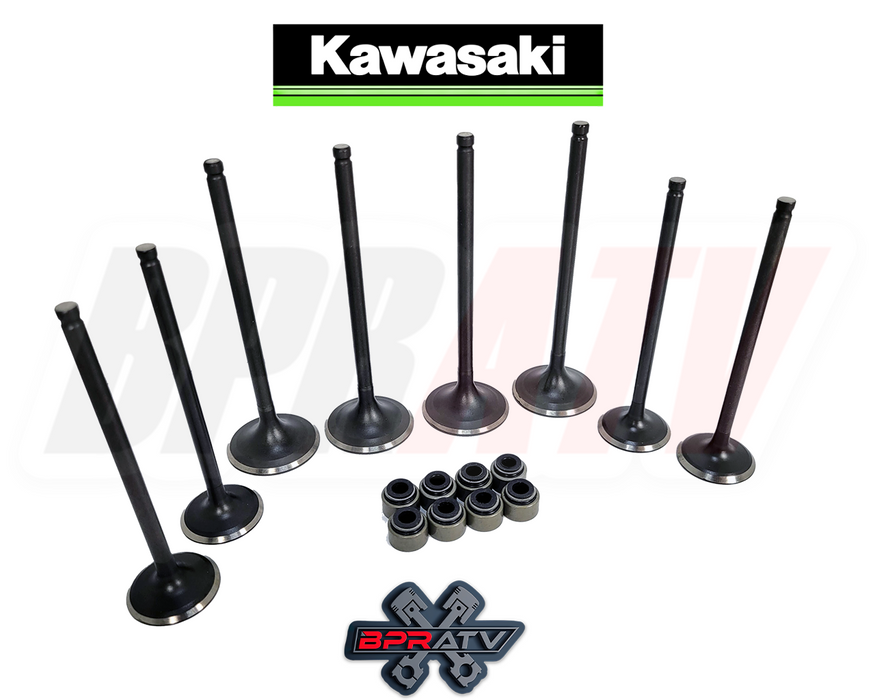 04-09 Kawasaki KFX700 KSV 700 Exhaust & Intake Valves Viton Stem Seals Fix Kit