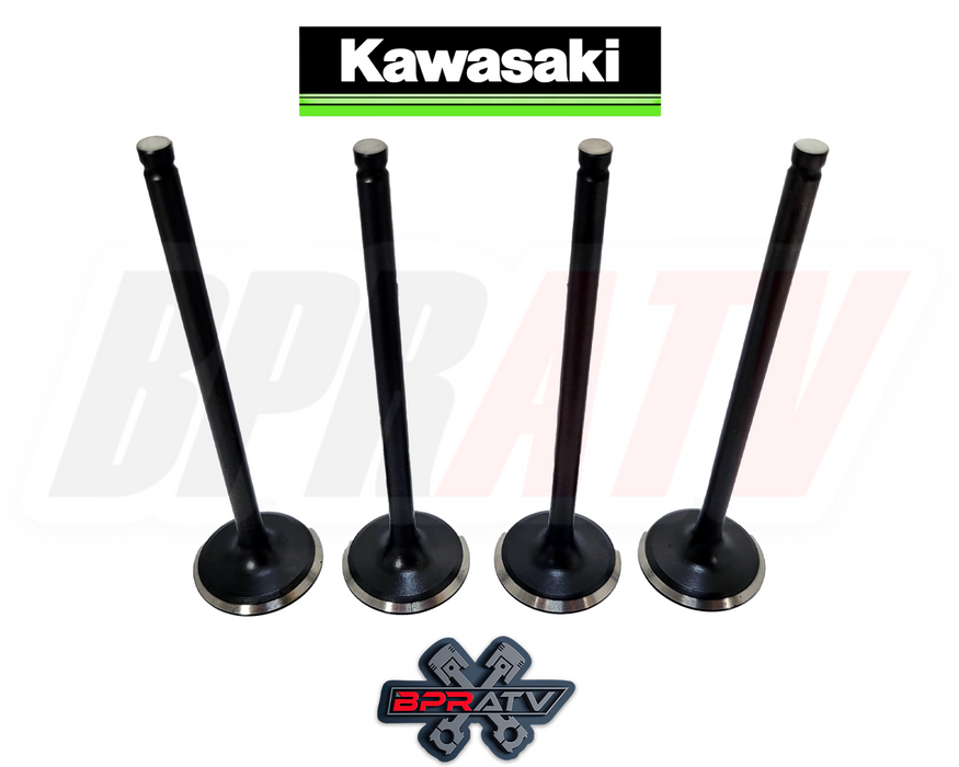 04-09 Kawasaki KFX700 KSV 700 EXHAUST Valves Set Viton Stem Seals Repair Fix Kit