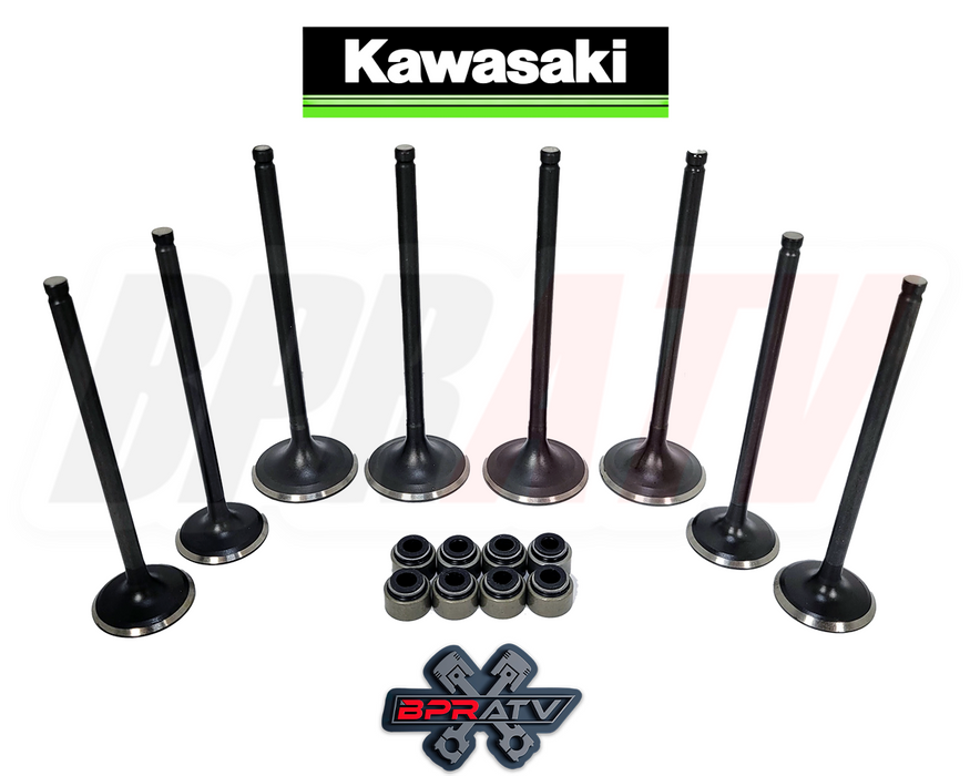 02-03 Kawasaki Prairie 650 KVF650 Exhaust Intake Valves & Kibblewhite Stem Seals