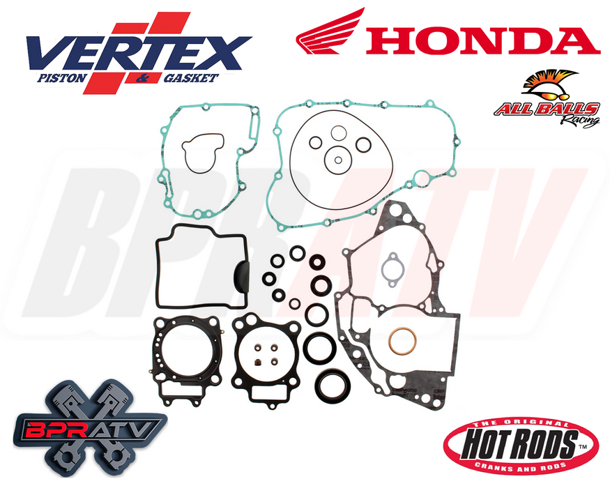 06-07 CRF250R CRF 250R Hotrods Wiseco Top Bottom End Rebuild Kit Piston Crank GK