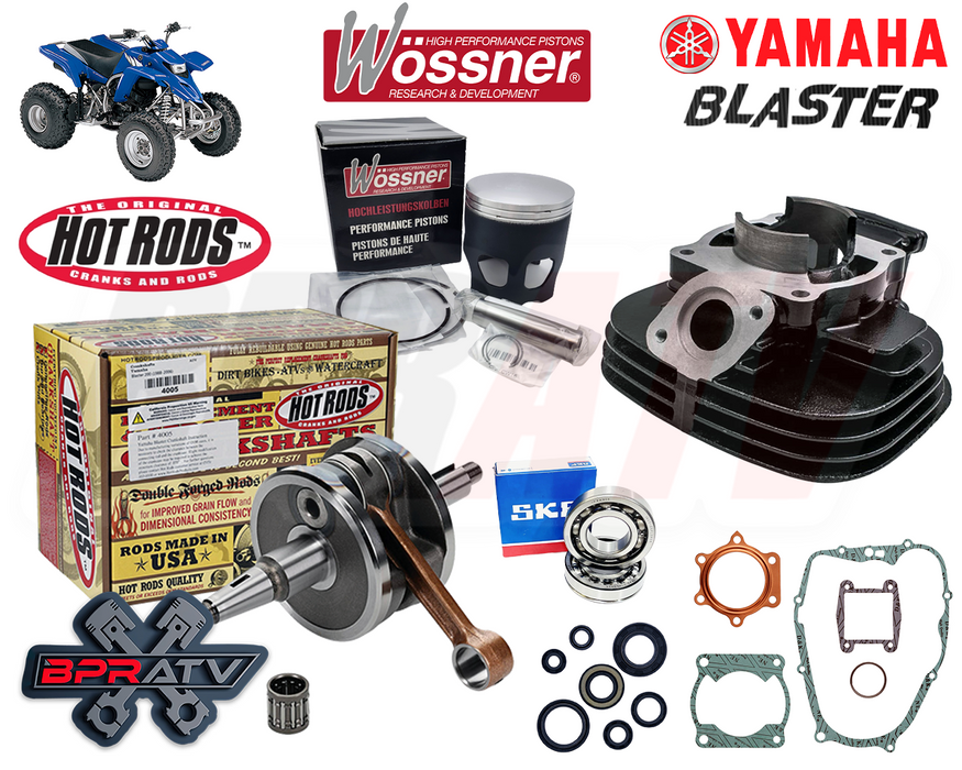 Yamaha Blaster 200 68m Big Bore Cylinder Crank Wossner Piston Simple Rebuild Kit