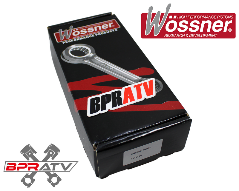 07+ Grizzly 700 WOSSNER Connecting Rod Kit SKF Bearings Crankshaft Rebuild Kit