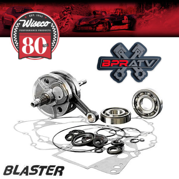 Yamaha Blaster 200 Piston Cylinder WISECO Crank Motor Rebuild Gasket Seal Kit