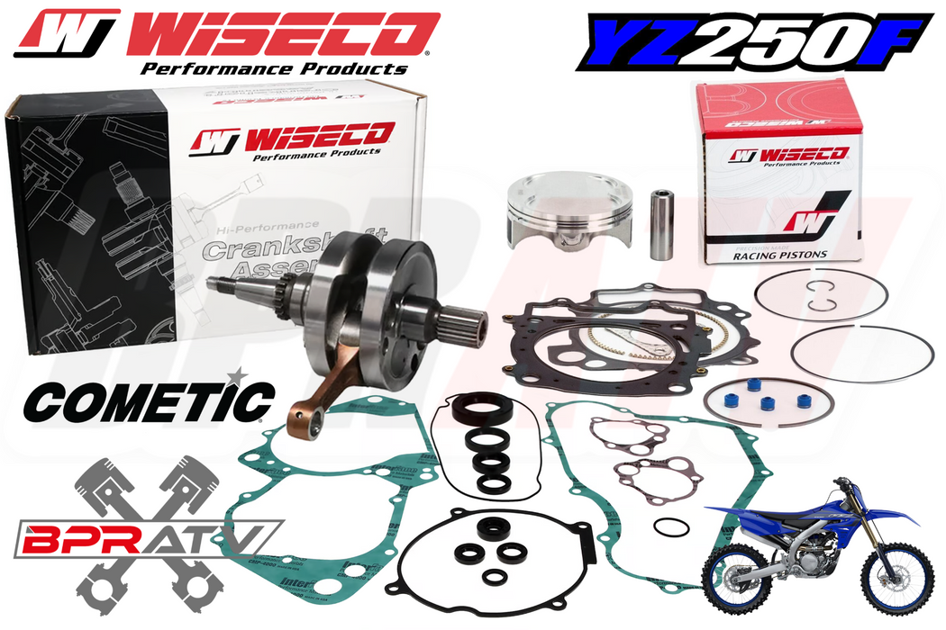 05-07 Yamaha YZ250F YZ 250F WISECO Engine Rebuild Kit Crank Piston Gasket Seals