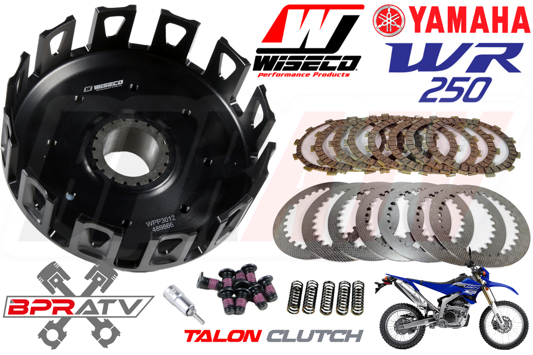 91-97 Yamaha WR250 WR 250 WISECO Heavy Duty CNC Billet Clutch Basket Clutch Kit