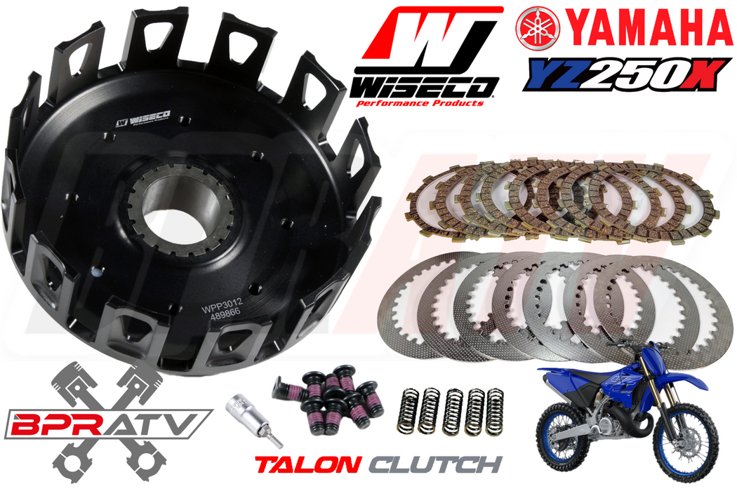 16-19 Yamaha YZ250X YZ 250X WISECO Heavy Duty Billet Clutch Basket &Clutch Kit