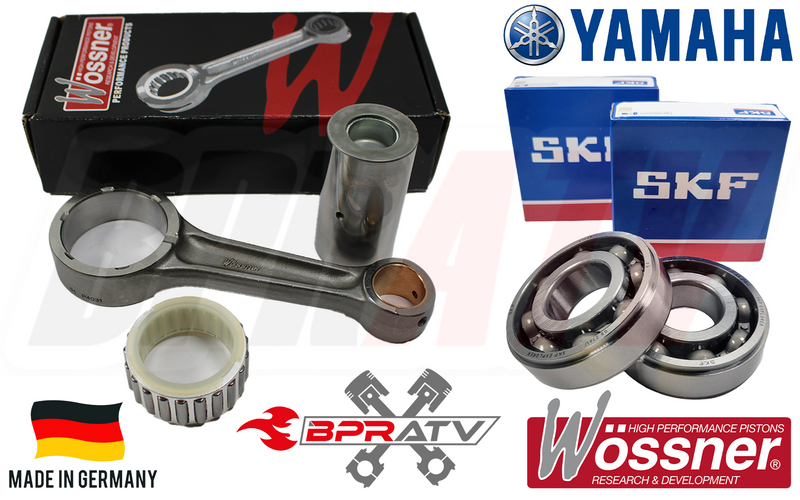 Yamaha Kodiak 700 WOSSNER Connecting Rod Kit SKF Bearings Crankshaft Rebuild Kit