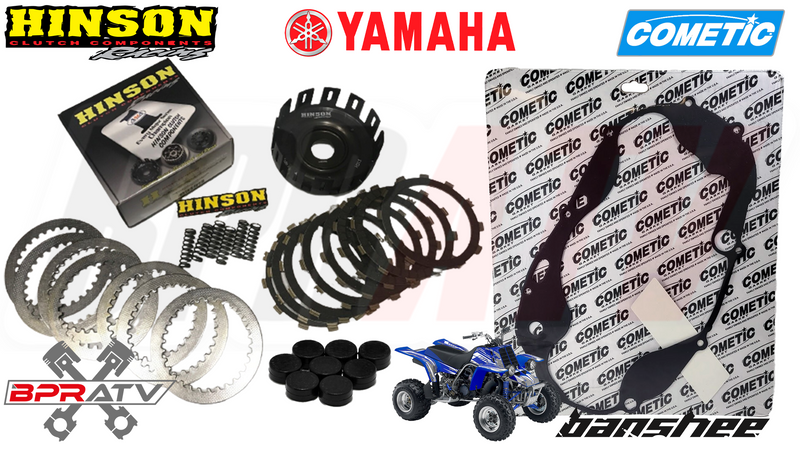 Yamaha Banshee 350 Hinson Billet Clutch Basket Heavy Duty Steel Fiber Kit Gasket