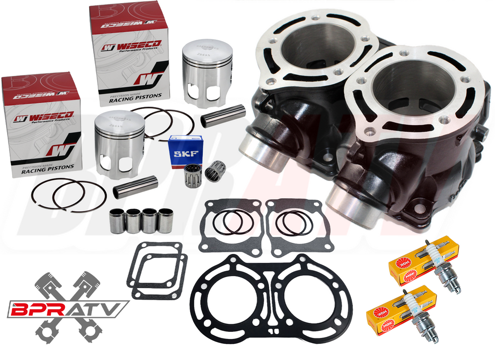 Banshee 66mm 370cc Cylinder Pair Wiseco Pistons Gaskets SKF Top End Upgrade Kit