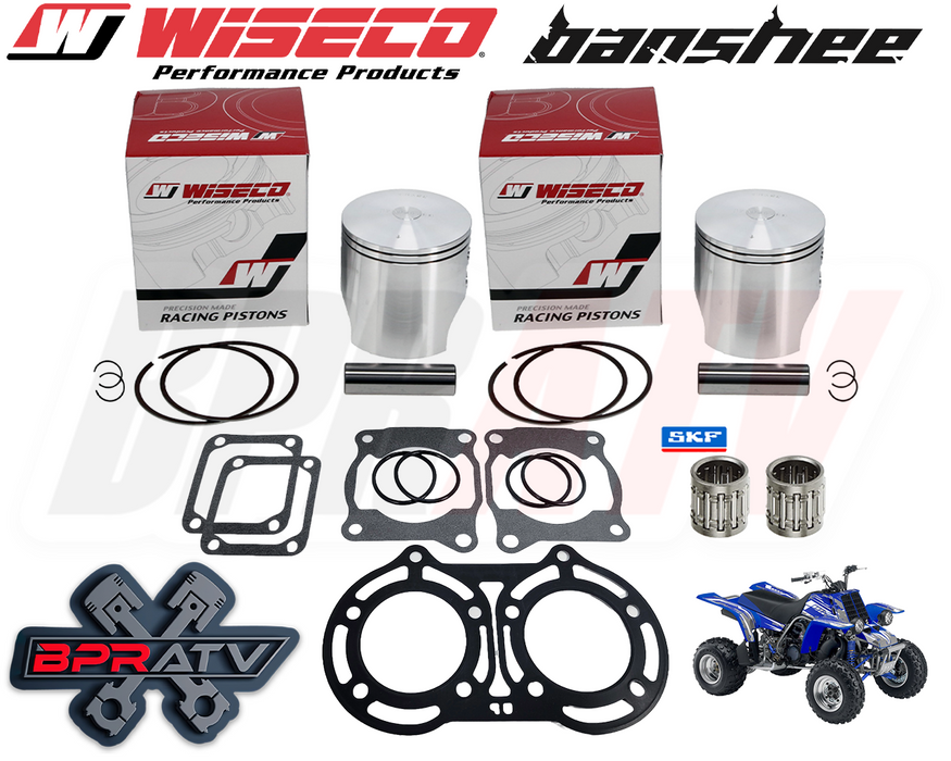 Yamaha Banshee 350 66.50mm STROKER Wiseco Pistons Bearings Top End Gaskets Kit