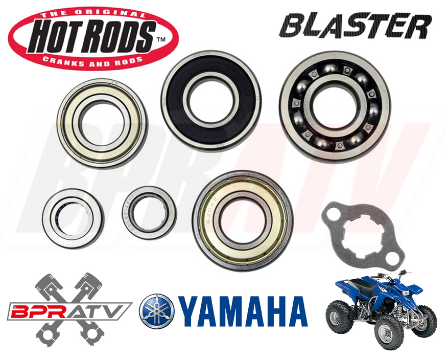 88-06 Yamaha Blaster 200 YFS 200 Hot Rods Heavy Duty Transmission Bearings Kit