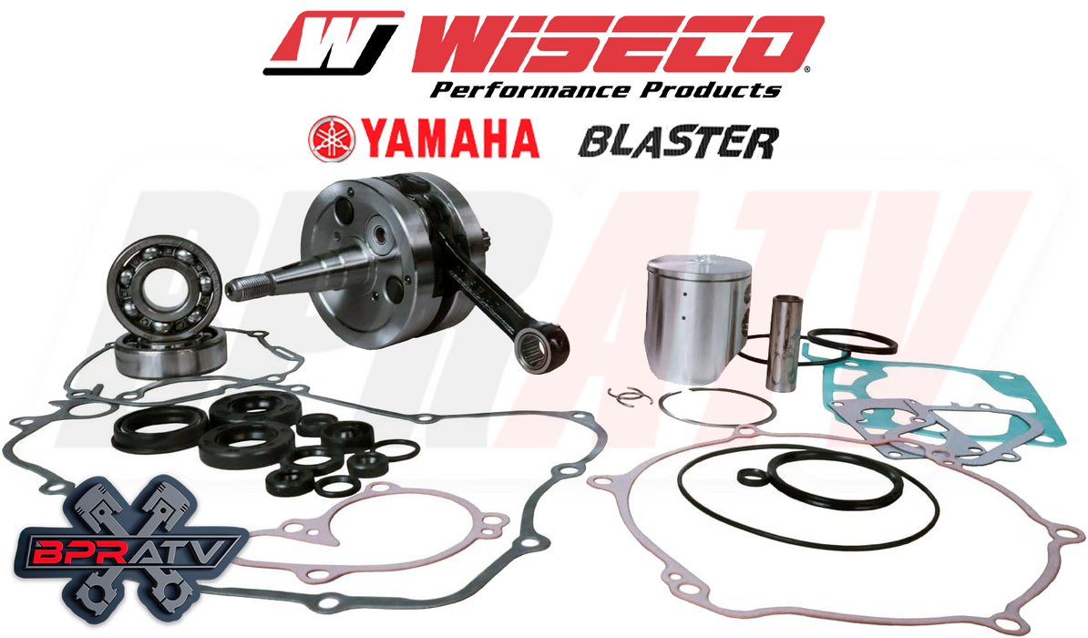 Yamaha Blaster WISECO Crank Crankshaft 66.50mm Pro Lite Piston Seals Gasket Kit