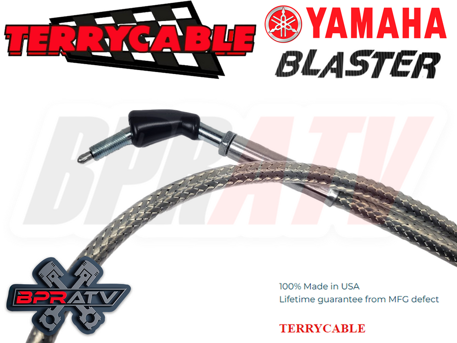 Yamaha Blaster YFS200 YFS 200 Thumb Throttle Cable TERRYCABLE Steel Braided PWK