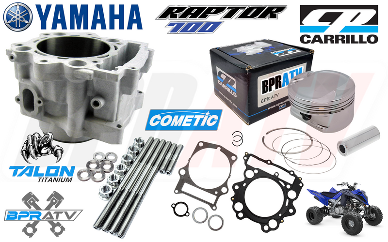 Yamaha Raptor 700 815cc 770cc 108mm Big Bore Cylinder CP Piston Kit Top End Kit