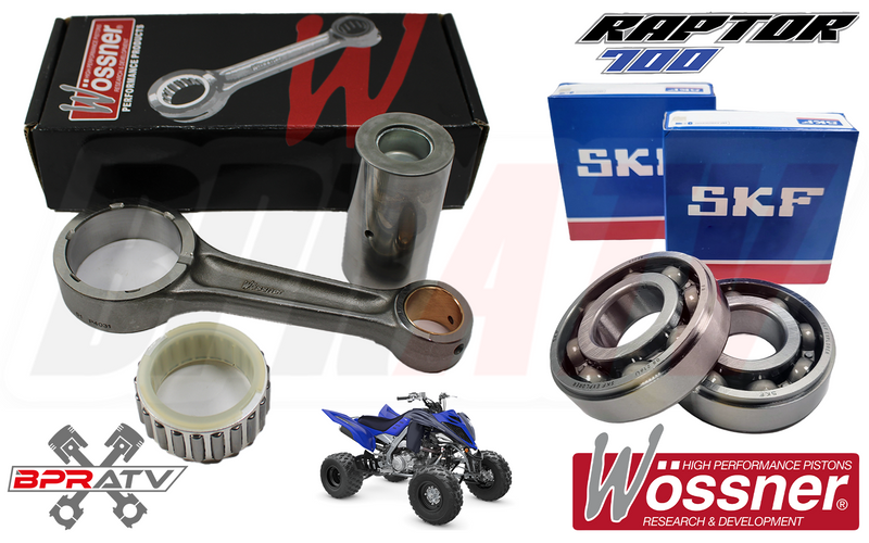 Yamaha Raptor 700 WOSSNER Connecting Rod Kit SKF Bearings Crankshaft Rebuild Kit