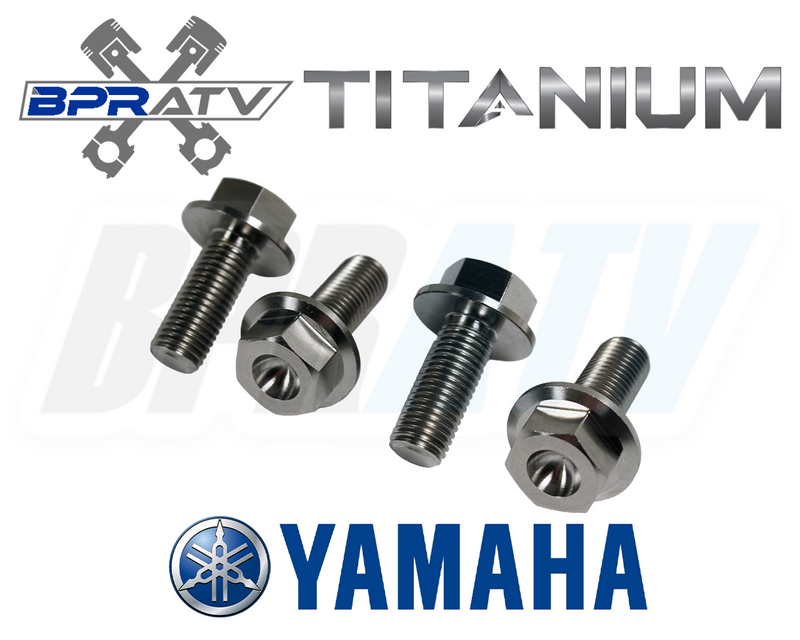 Yamaha Warrior Wolverine 350 TITANIUM Foot Peg Bolts HEX Flange Bolt Upgrade Kit