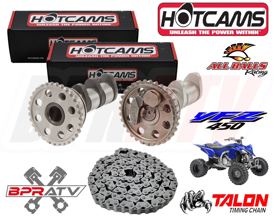 YFZ450 YFZ 450 Big Bore Hotcams Hot Cams Stage 3 Camshafts Cam Timing Chain Kit